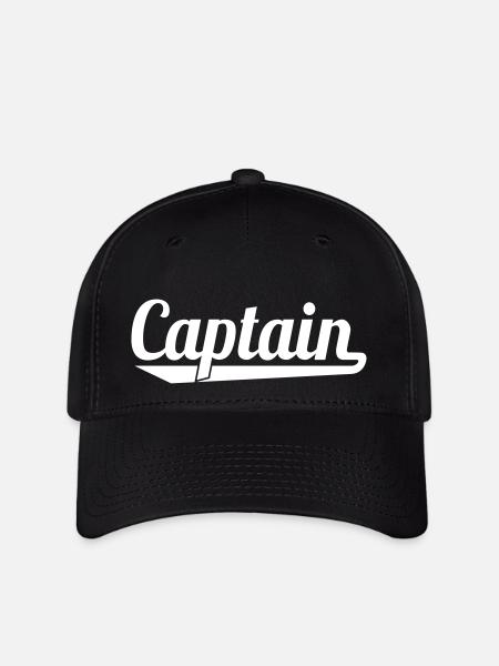 Kapitän - Flexfit Cap - Schwarz