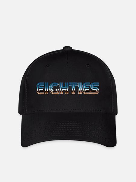 Achtziger - Flexfit Cap - Schwarz