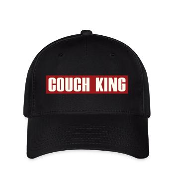CANAPÉ KING - Casquette Flexfit - noir - Devant