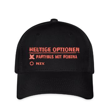 Cadeau pour robina - Casquette Flexfit - noir - Devant