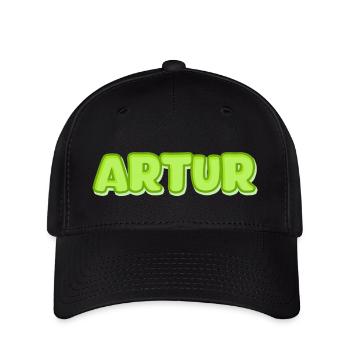 Artur als Artur - Flexfit Cap - Schwarz - Vorne