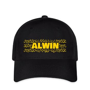 Alwin as a first name - Flexfit Cap - black - Front