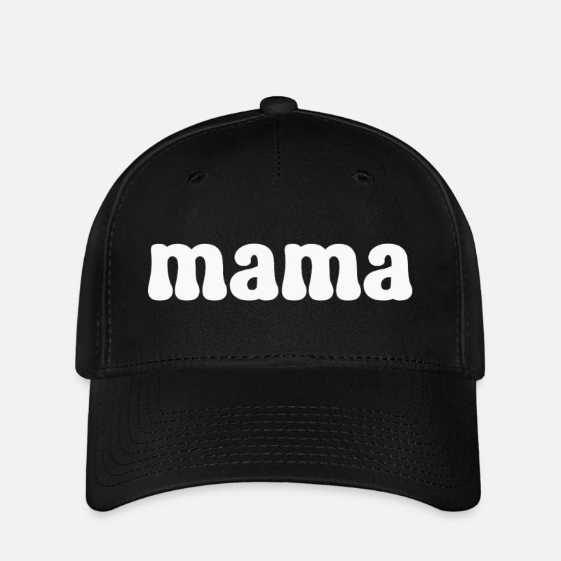 Mom Mom - Flexfit Cap - black