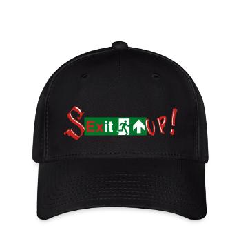 Hot Tshirt - Flexfit Cap - black - Front
