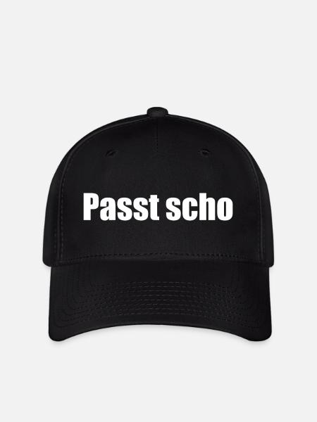 Passt scho - Flexfit Cap - Schwarz