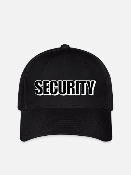 Security - Flexfit Cap - Schwarz