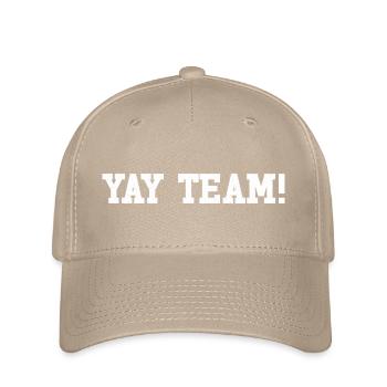 Hourra, l’équipe ! Hourra, équipe de fans de sport sans méfiance - Casquette Flexfit - kaki - Devant