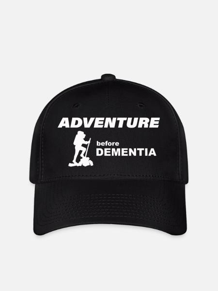 CLIMBING ADVENTURE - Flexfit Cap - Schwarz