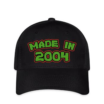 Hergestellt im Jahr 2004 - Flexfit Cap - Schwarz - Vorne