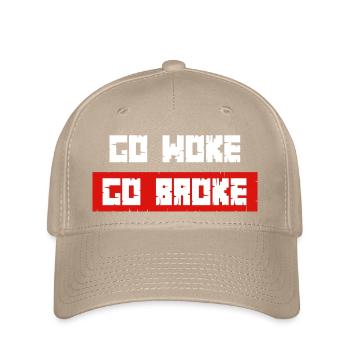 Allez woke allez fauché - Casquette Flexfit - kaki - Devant