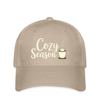 Cozy Season Herbstgetränk  - Flexfit Cap - Khaki - Vorne