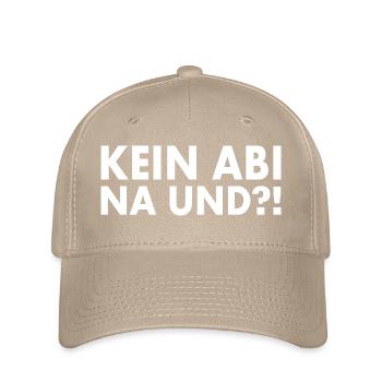 Kein abi na und - Flexfit Cap - Khaki - Vorne