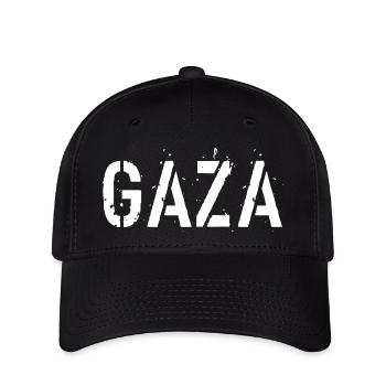 GAZA - Flexfit Cap - black - Front