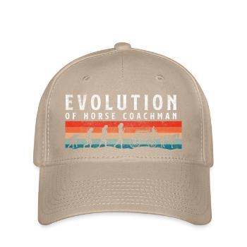 Cheval tiré par des chevaux cible de sang-froid - Casquette Flexfit - kaki - Devant
