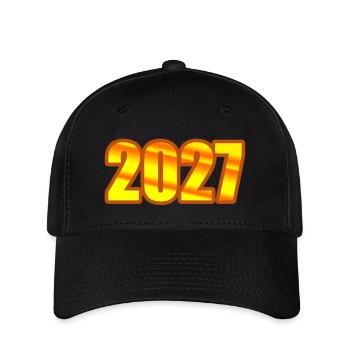 Année 2027 - Casquette Flexfit - noir - Devant