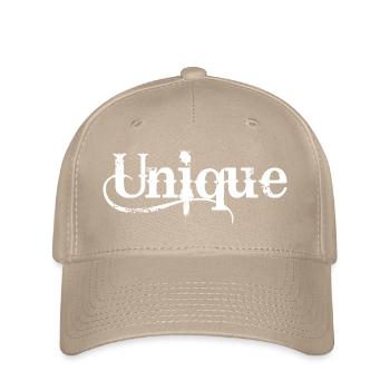 unique unique unique self-worth unique - Flexfit Cap - khaki - Front