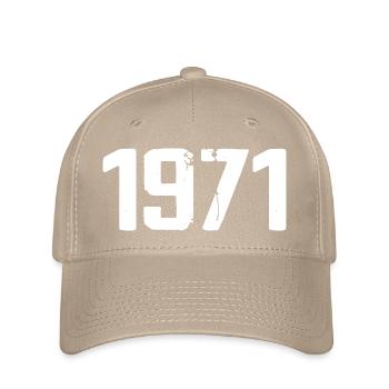 1971 - Awesome since 1971 - Flexfit Cap - khaki - Front