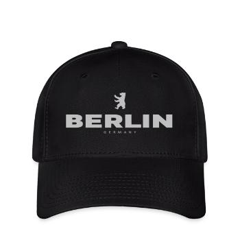 Berlin - Flexfit Cap - Schwarz - Vorne