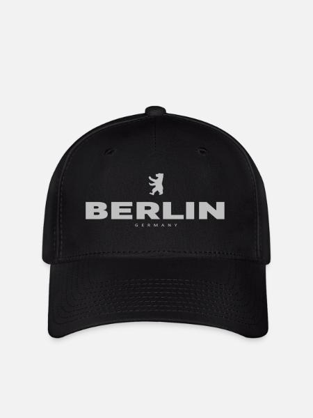 Berlin - Flexfit Cap - Schwarz