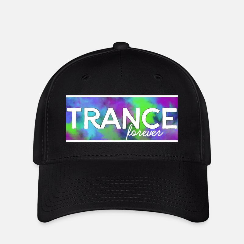 Trance forever - Flexfit Cap - Schwarz