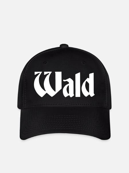 Wald - Flexfit Cap - Schwarz