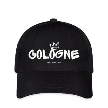 Cologne Köln Weltmacht - Flexfit Cap - Schwarz - Vorne