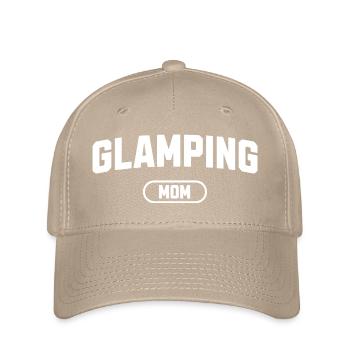 Glamping Mom - Flexfit Cap - khaki - Front