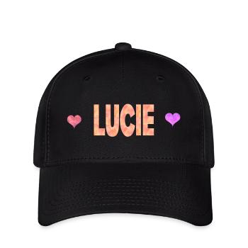 Lucie - Casquette Flexfit - noir - Devant
