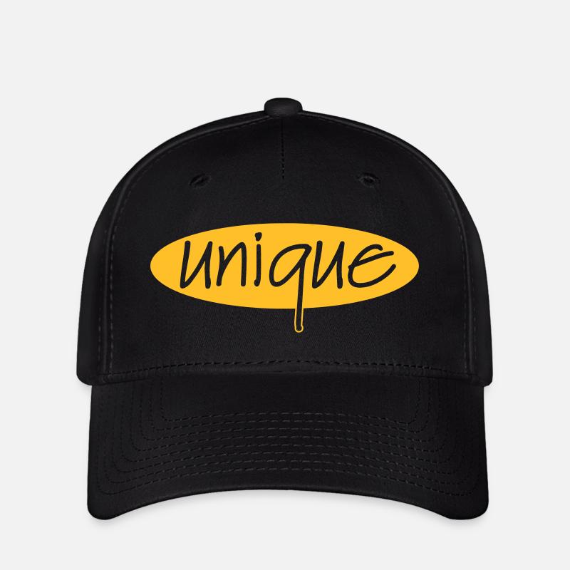 unique - Casquette Flexfit - noir