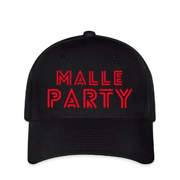 Malle Party, Mallorca, Malle, Party, Bierkönig - Flexfit Cap - Schwarz - Vorne