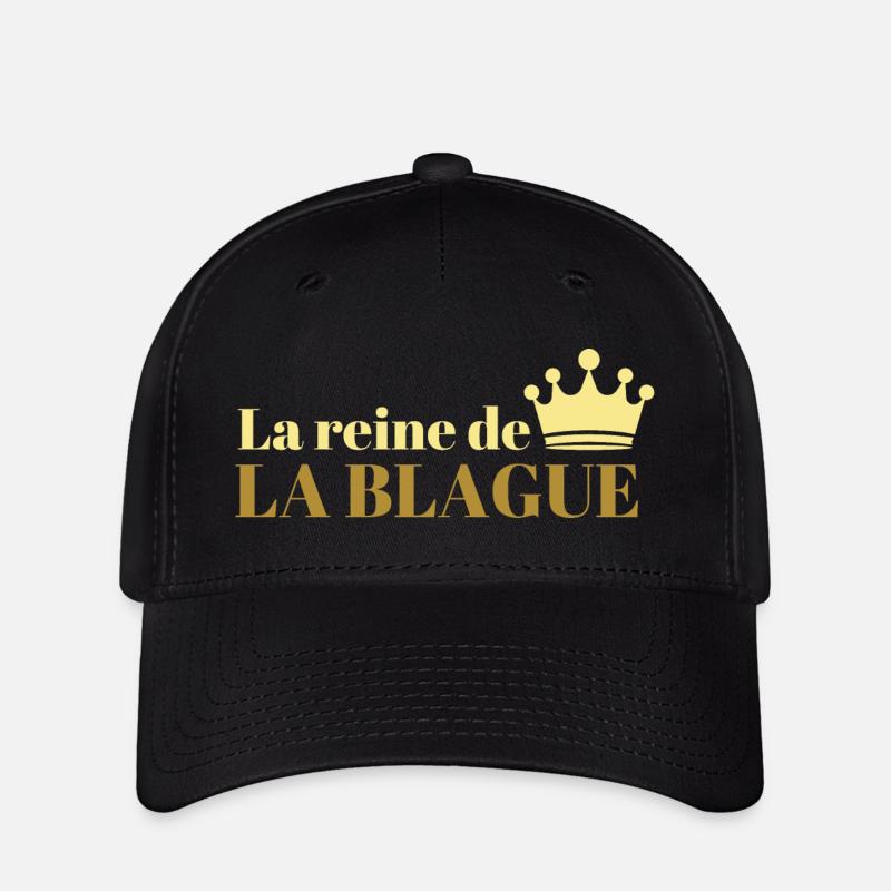 Die Königin der Witze - Flexfit Cap - Schwarz
