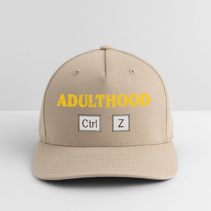 Adulthood Ctrl Z Tech Geek Coding and Programming Flexfit Cap