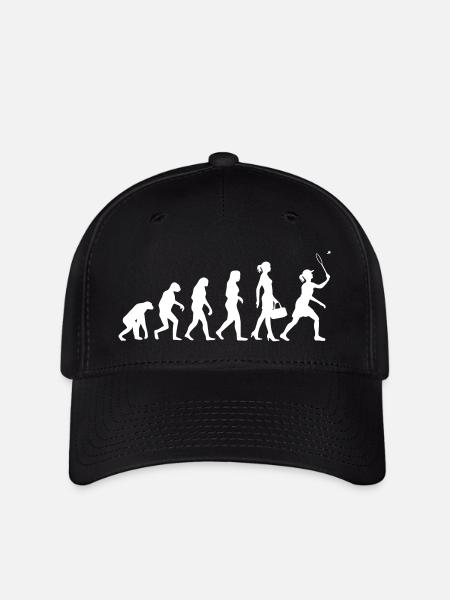 Evolution Frauen Badminton - Flexfit Cap - Schwarz