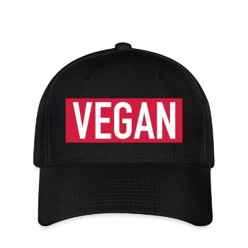 Vegan deluxe - Flexfit Cap - Schwarz - Vorne