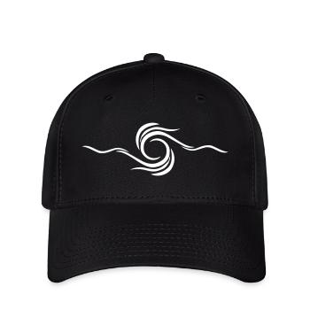 Vague - Casquette Flexfit - noir - Devant
