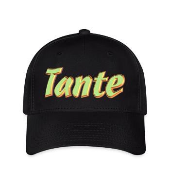 Kosename Tante 3DStyle - Flexfit Cap - Schwarz - Vorne