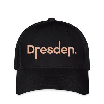 Dresden Typography Dresden City Font Logo - Flexfit Cap - black - Front