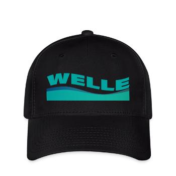 VAGUE - Casquette Flexfit - noir - Devant