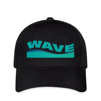 VAGUE - Casquette Flexfit - noir - Devant