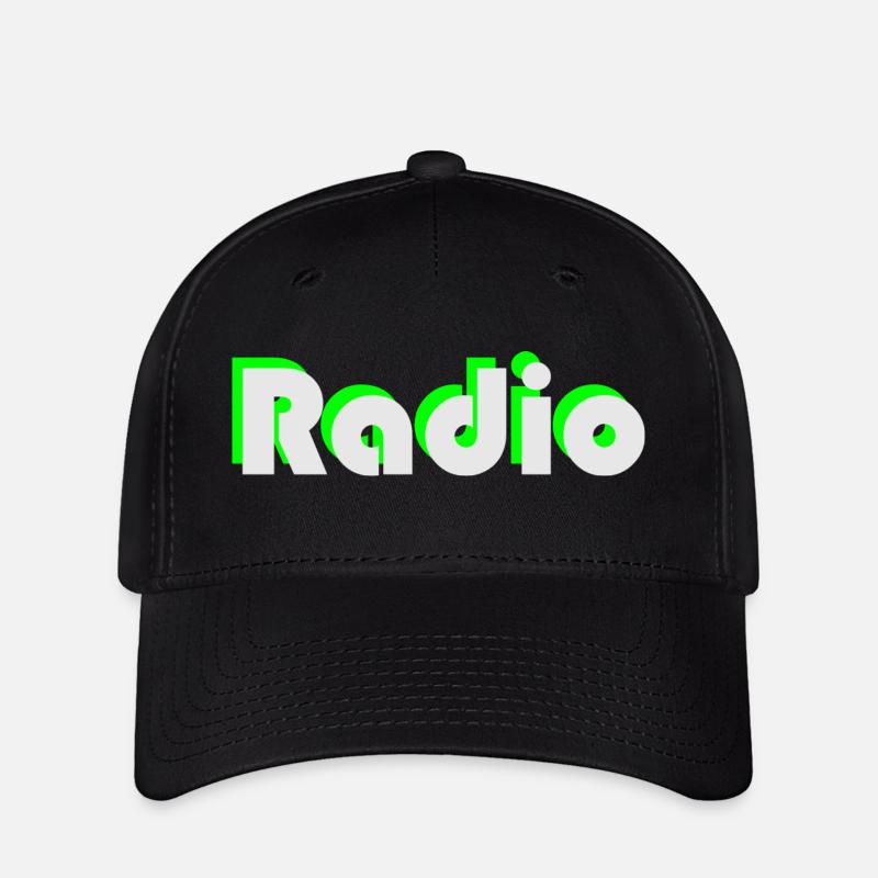 radio - Flexfit Cap - black