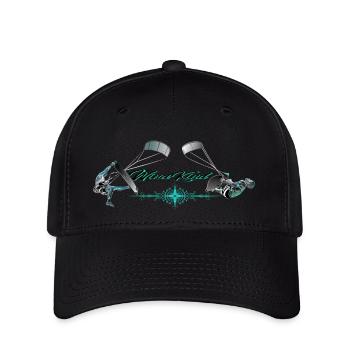 Boussole de kiter Windchild - Casquette Flexfit - noir - Devant