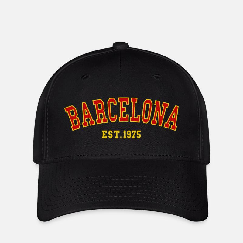 Barcelona_Est_1975 - Flexfit Cap - Schwarz