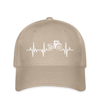 Tractor Heart Rate - Flexfit Cap - khaki - Front