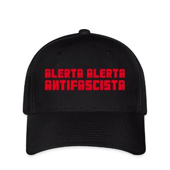 Alerta Antifascista III - Flexfit Cap - Schwarz - Vorne