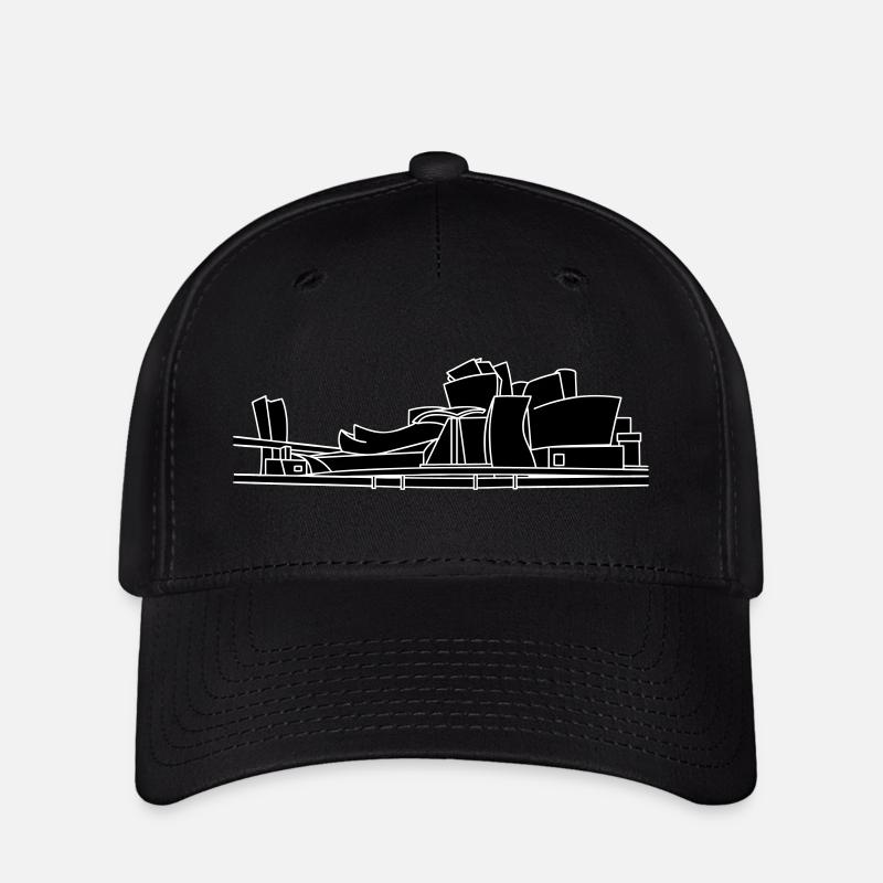 Musée Guggenheim Bilbao 2 - Casquette Flexfit - noir