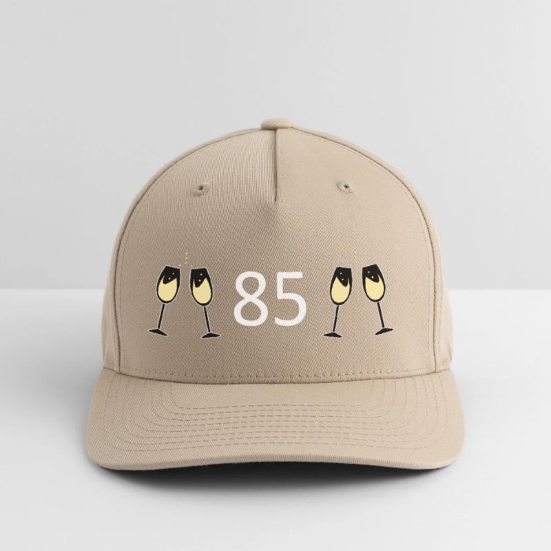 85e anniversaire 85 ans 85 Numéro 85 Blanc Casquette Flexfit