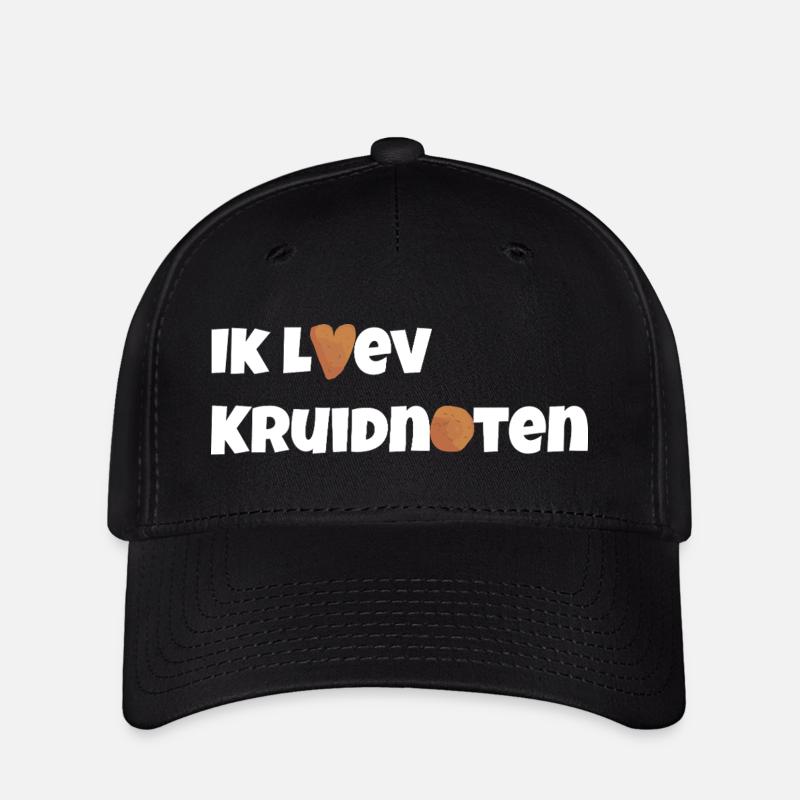 I loev kruidnoten - Flexfit Cap - black