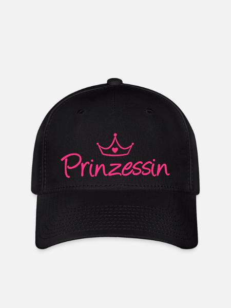 PRINZESSIN - Flexfit Cap - Schwarz