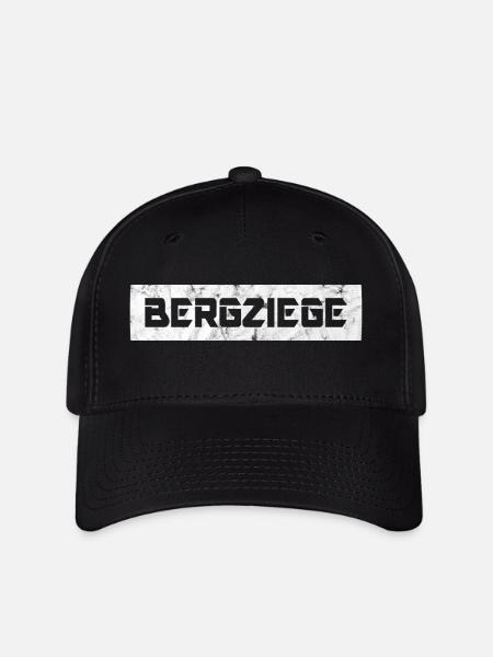 Bergziege - Flexfit Cap - Schwarz