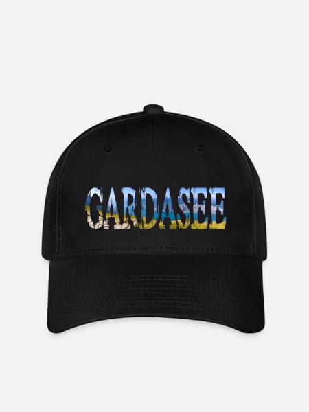 Gardasee Italien - Flexfit Cap - Schwarz